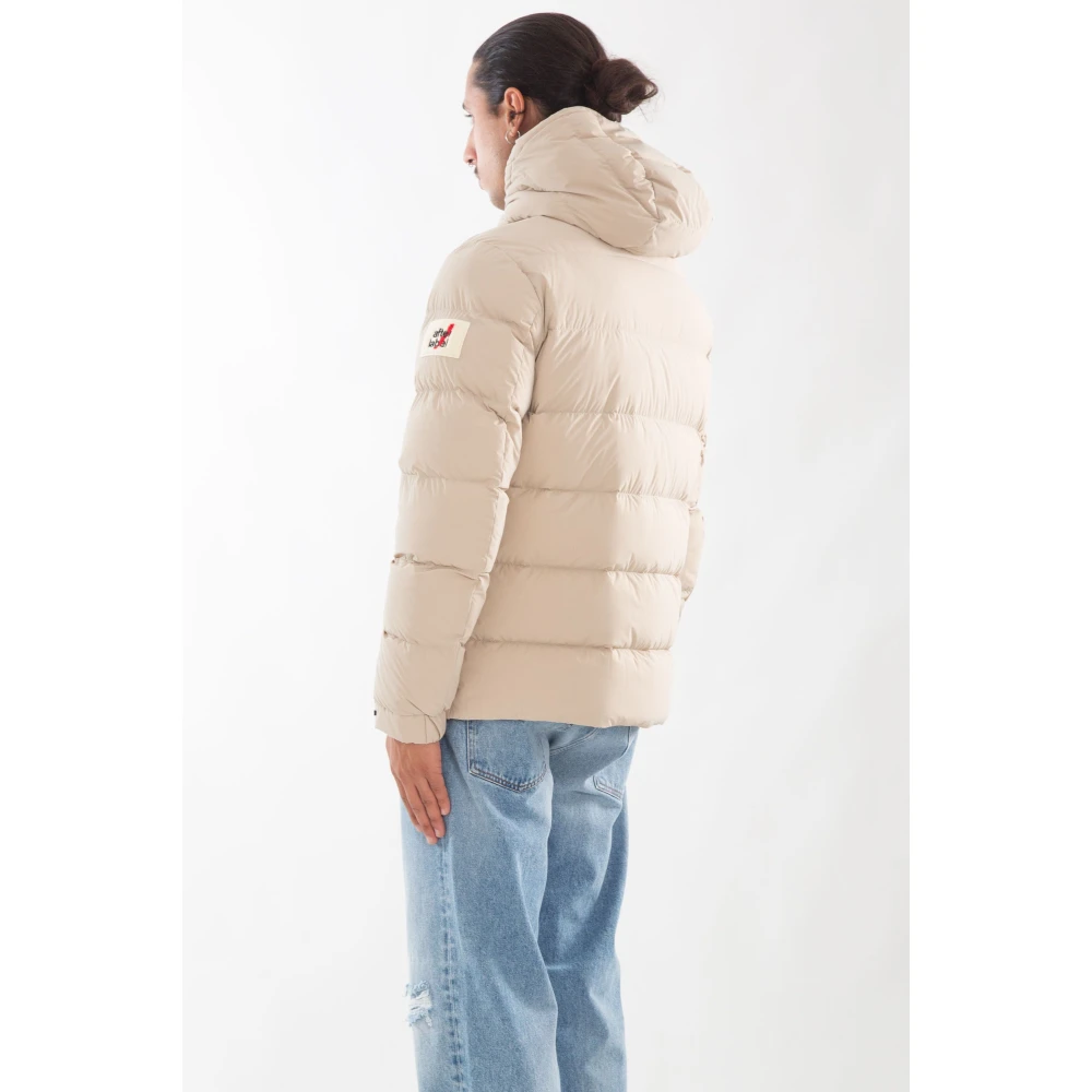 Afterlabel Matte Hooded Donsjas Beige Heren