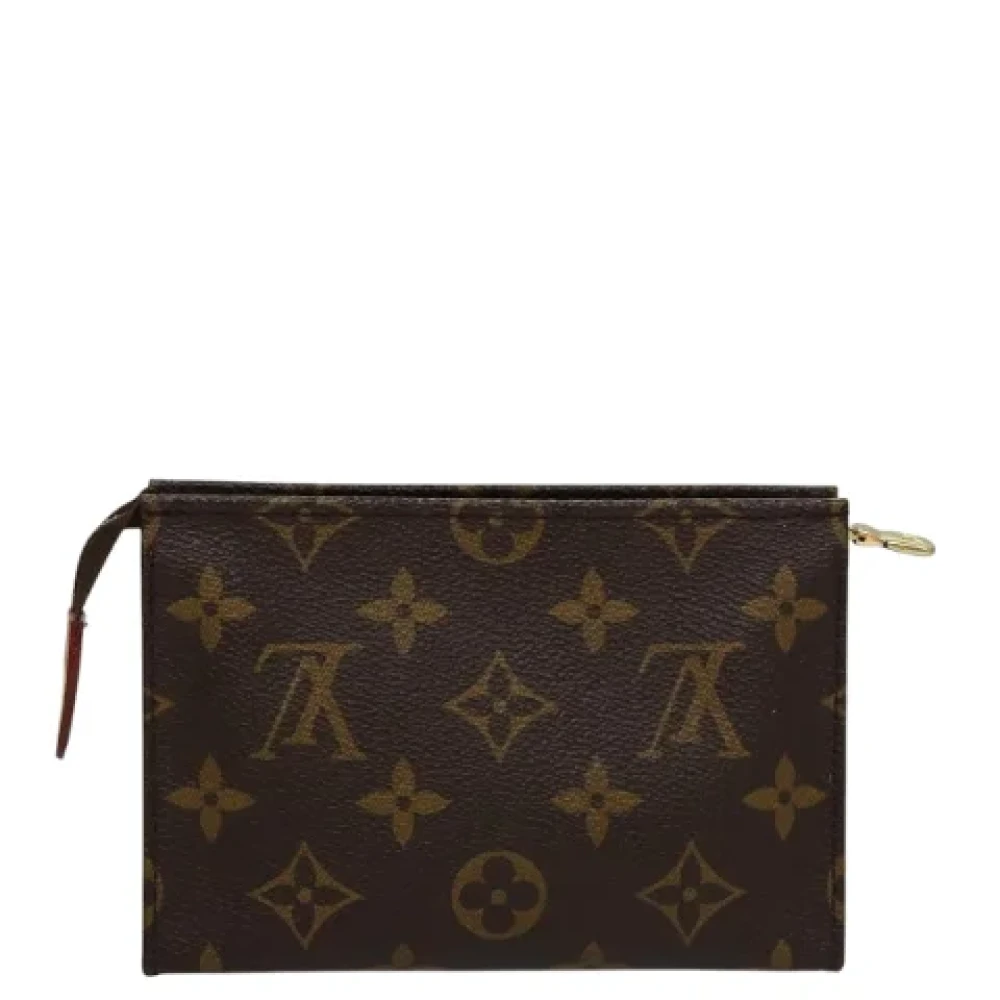 Louis Vuitton Vintage Pre-owned Canvas pouches Brown Dames