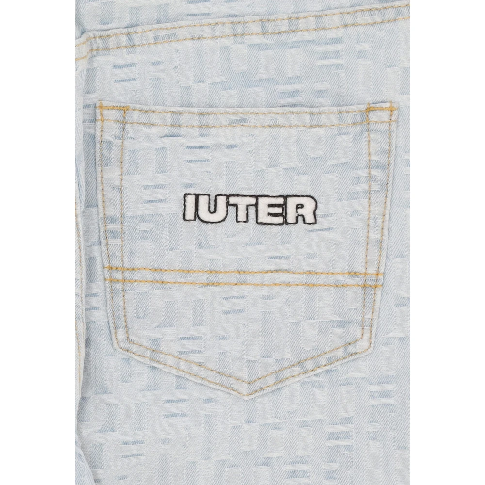 Iuter Lichtblauwe Losse Denim Jeans Blue Heren