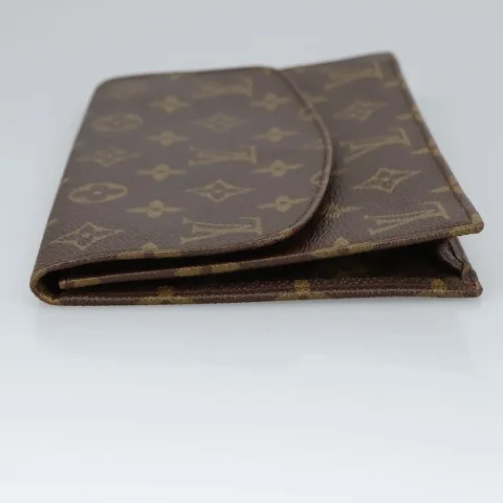 Louis Vuitton Vintage Pre-owned Canvas clutches Brown Dames