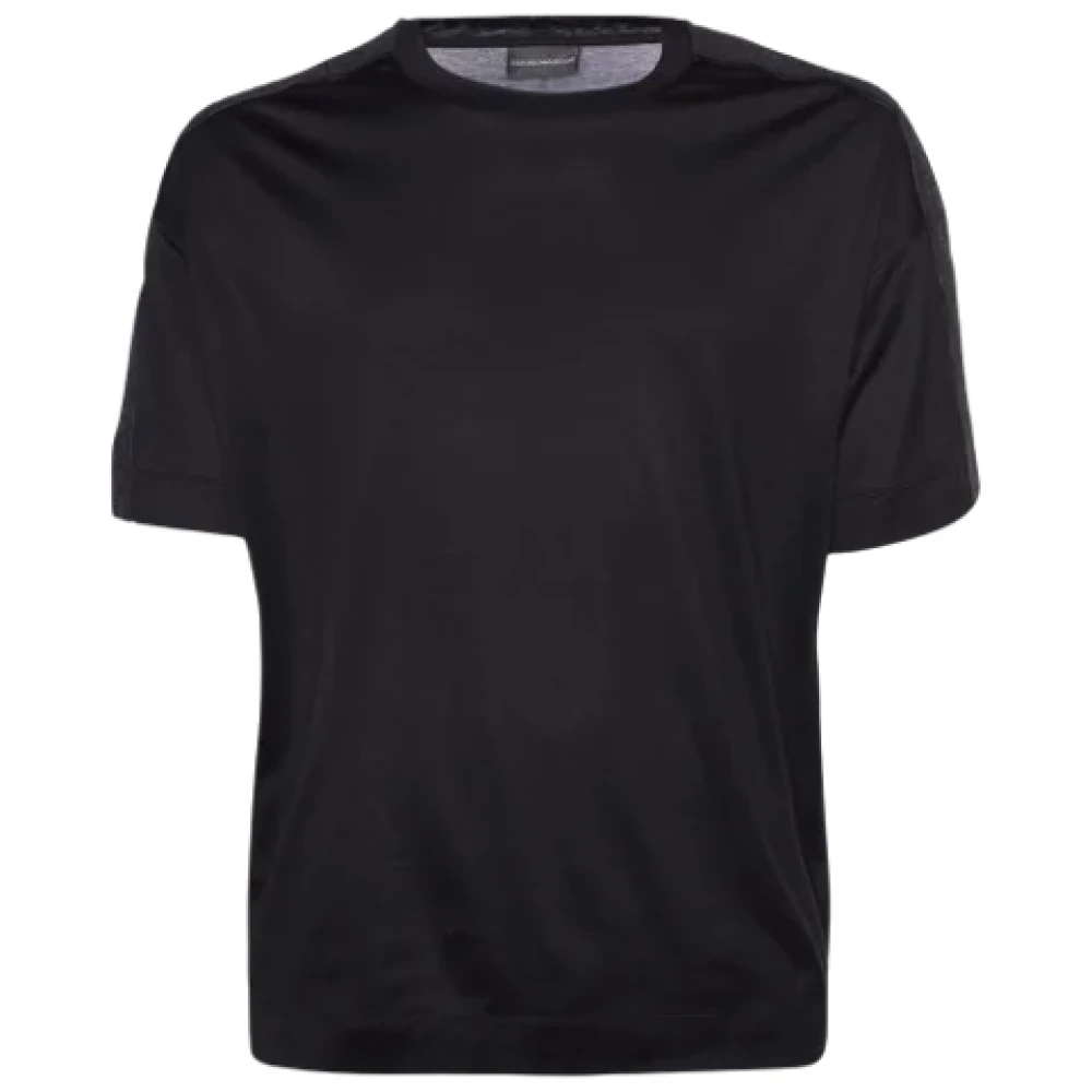 Armani Pre-owned Fabric tops Black Heren