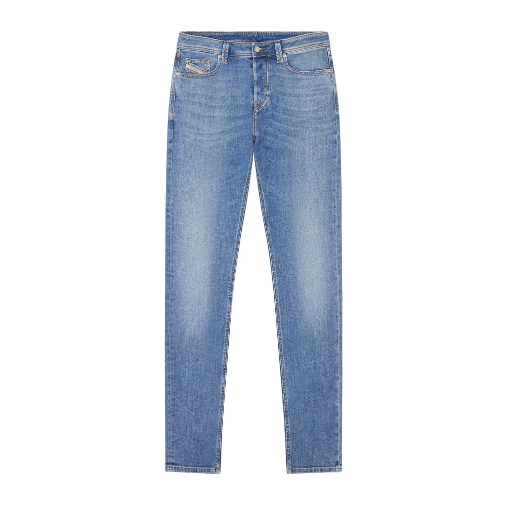 Diesel Blauwe Tapered Jeans Blue Heren