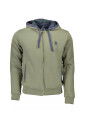 sweat-a-capuche-en-coton-vert-avec-fermeture-eclair