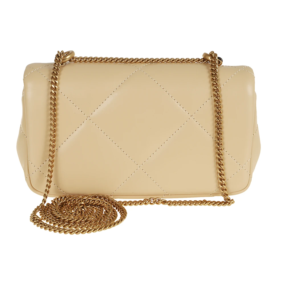TORY BURCH Leren Handtas in Levendig Geel en Oranje Beige Dames