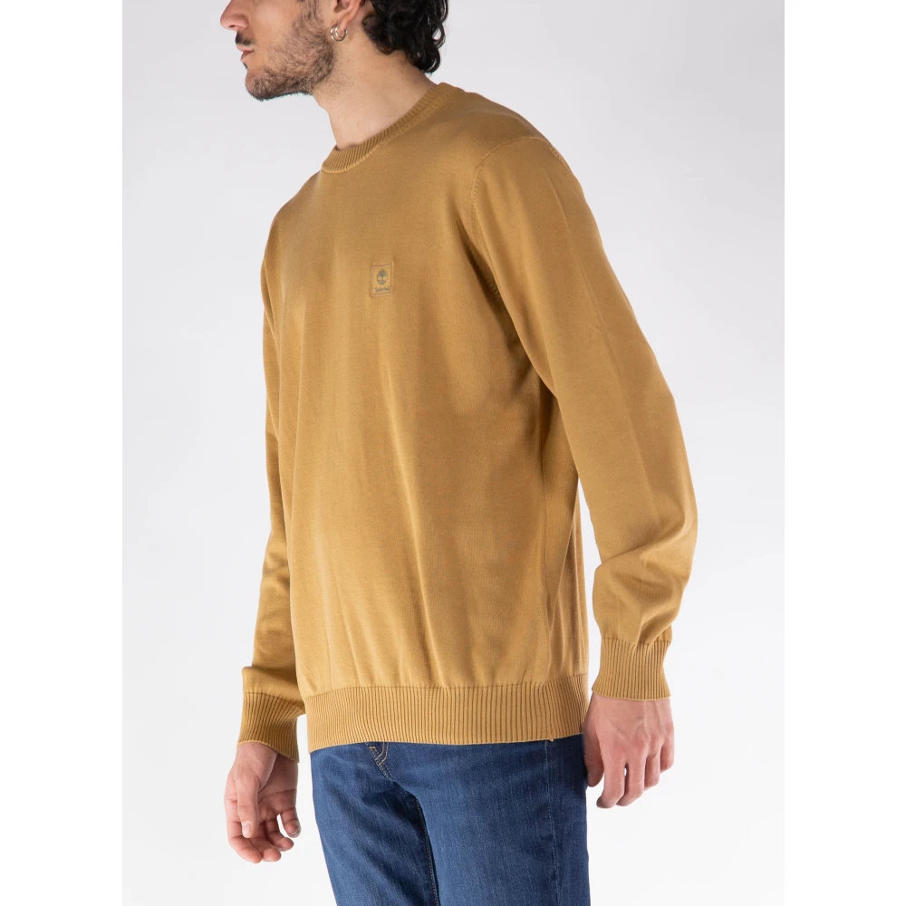 Timberland Katoenen Crewneck Sweater Beige Heren