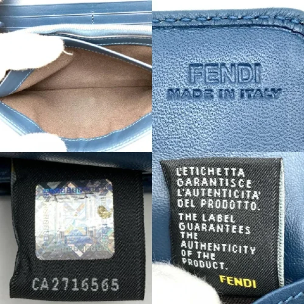 Fendi Vintage Pre-owned Canvas wallets Brown Dames
