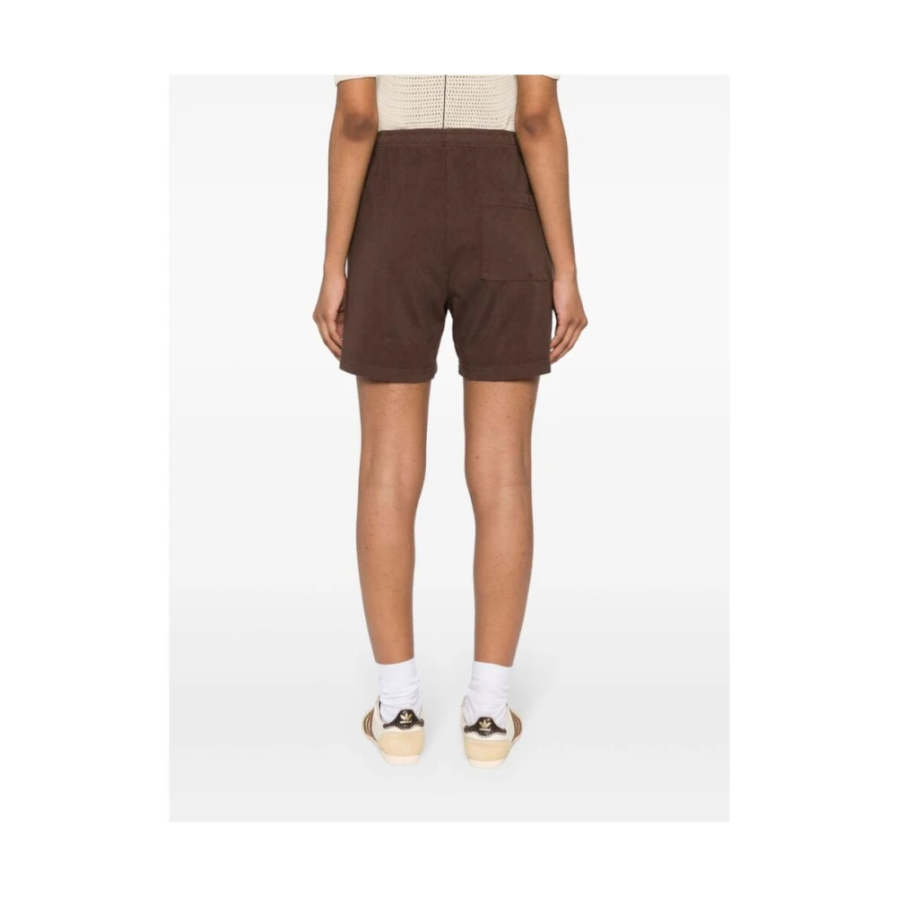 Sporty & Rich Training Shorts Brown Dames