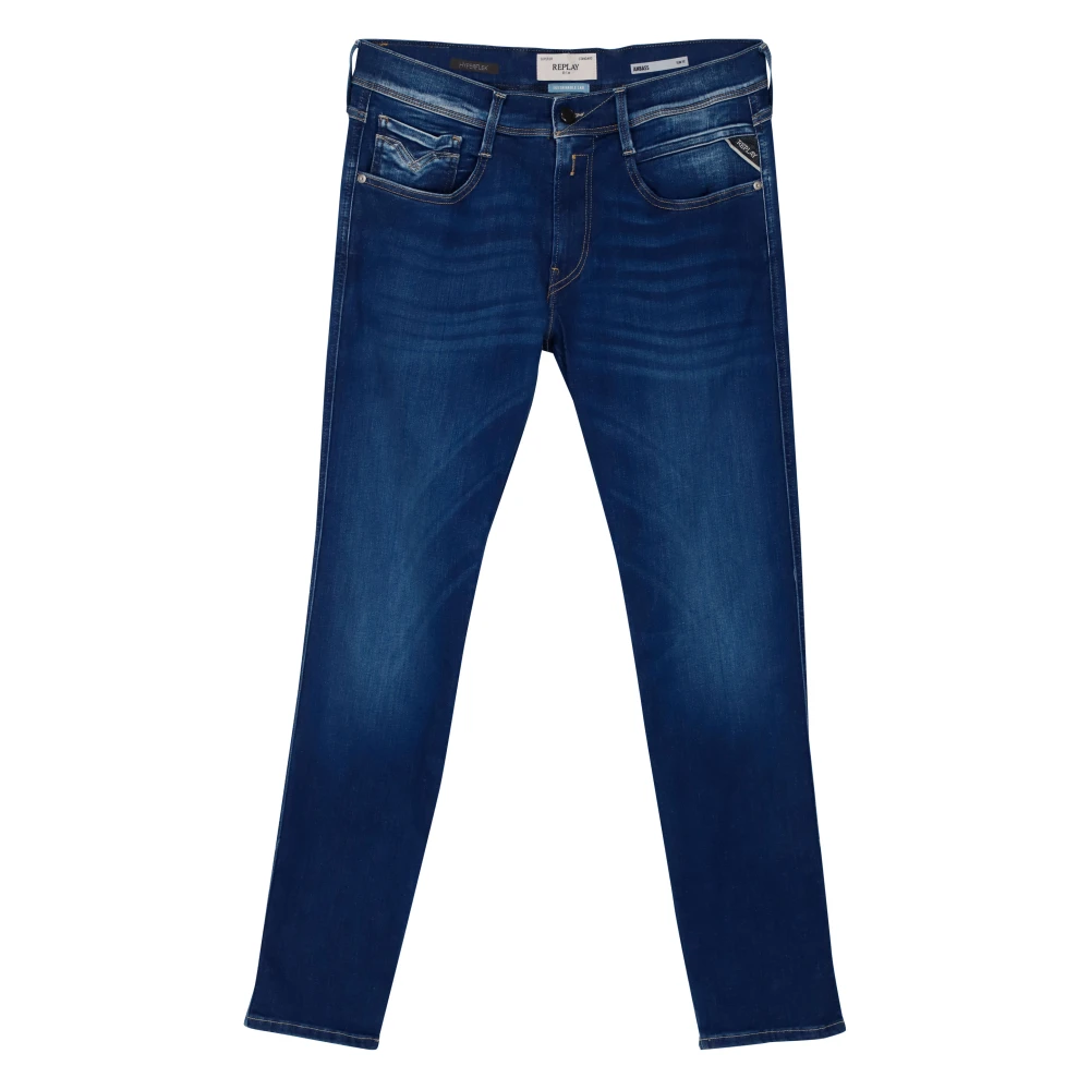 Replay Stijlvolle jeans voor mannen Blue Heren