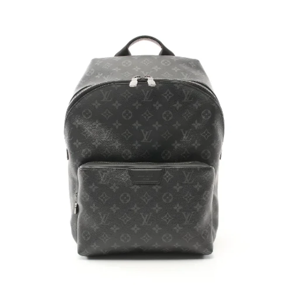 Louis Vuitton Vintage Pre-owned Canvas backpacks Black Dames