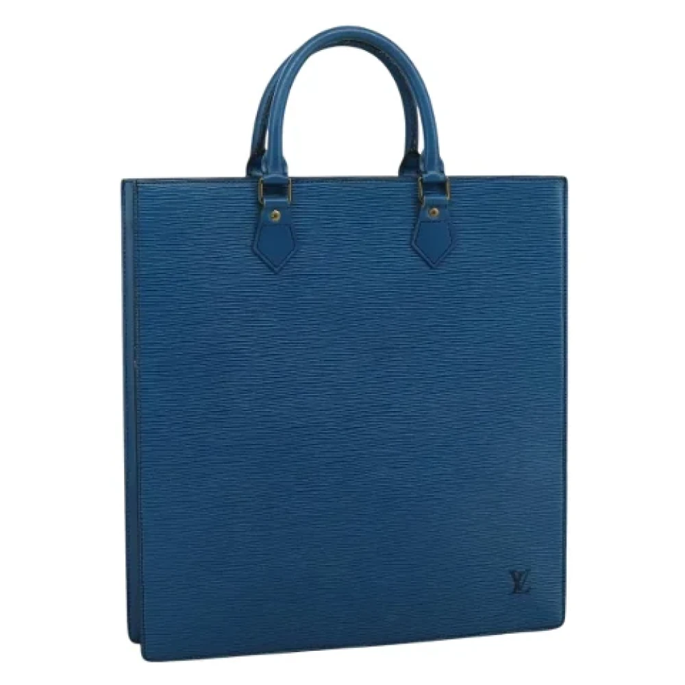 Louis Vuitton Vintage Pre-owned Leather handbags Blue Dames