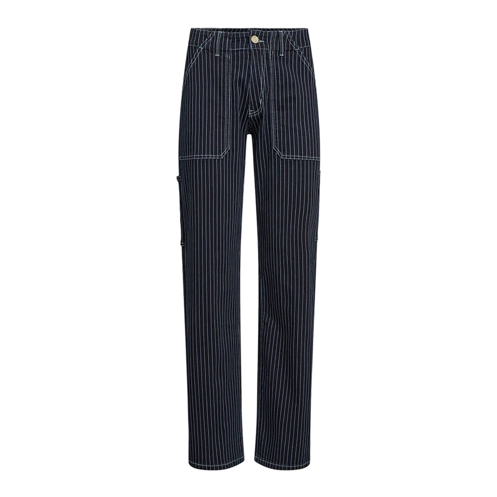 Sofie Schnoor Blue Straight Jeans - Female - Straight Fit Jeans - Xs - Jeans