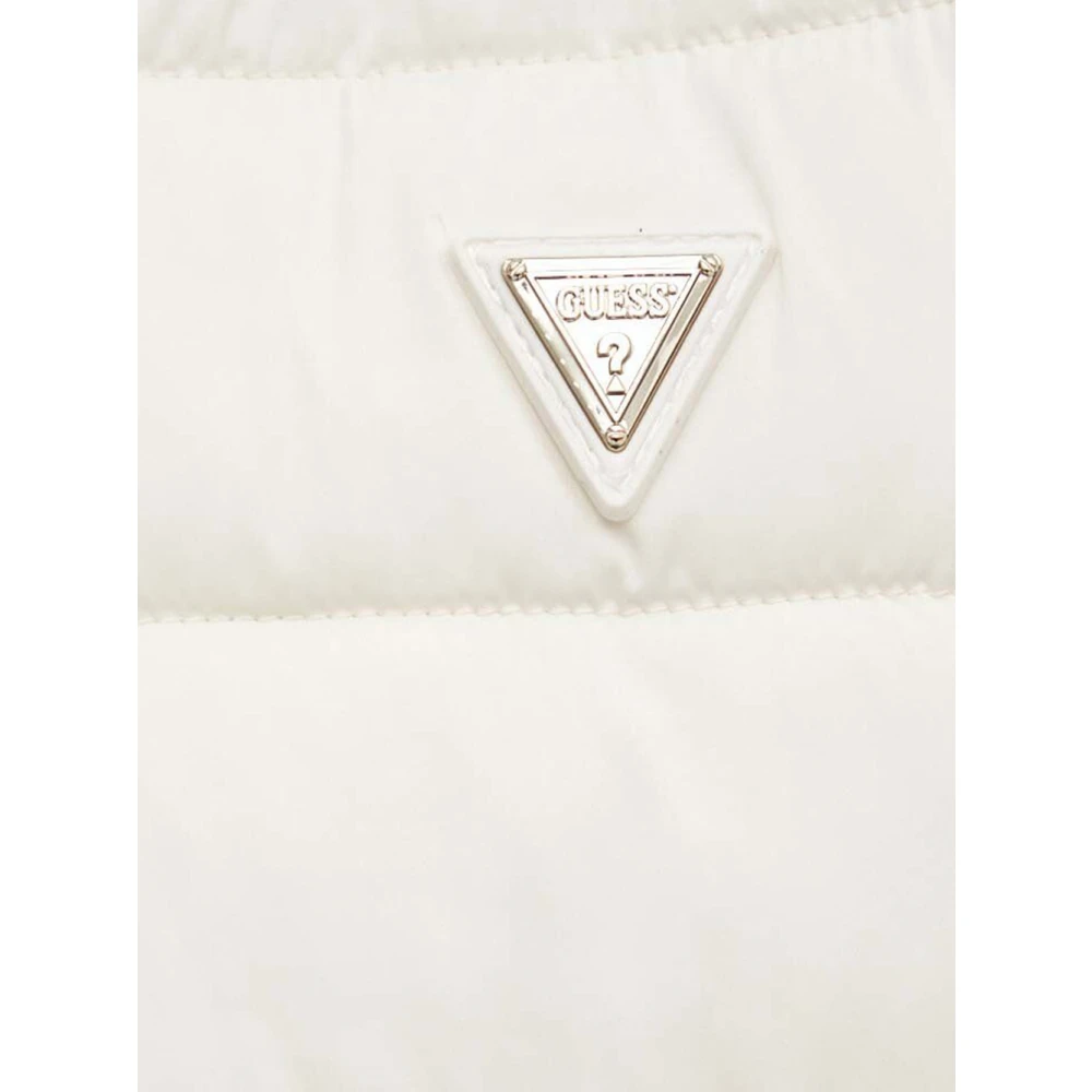 Guess Gewatteerde Gevoerde Jas White Dames