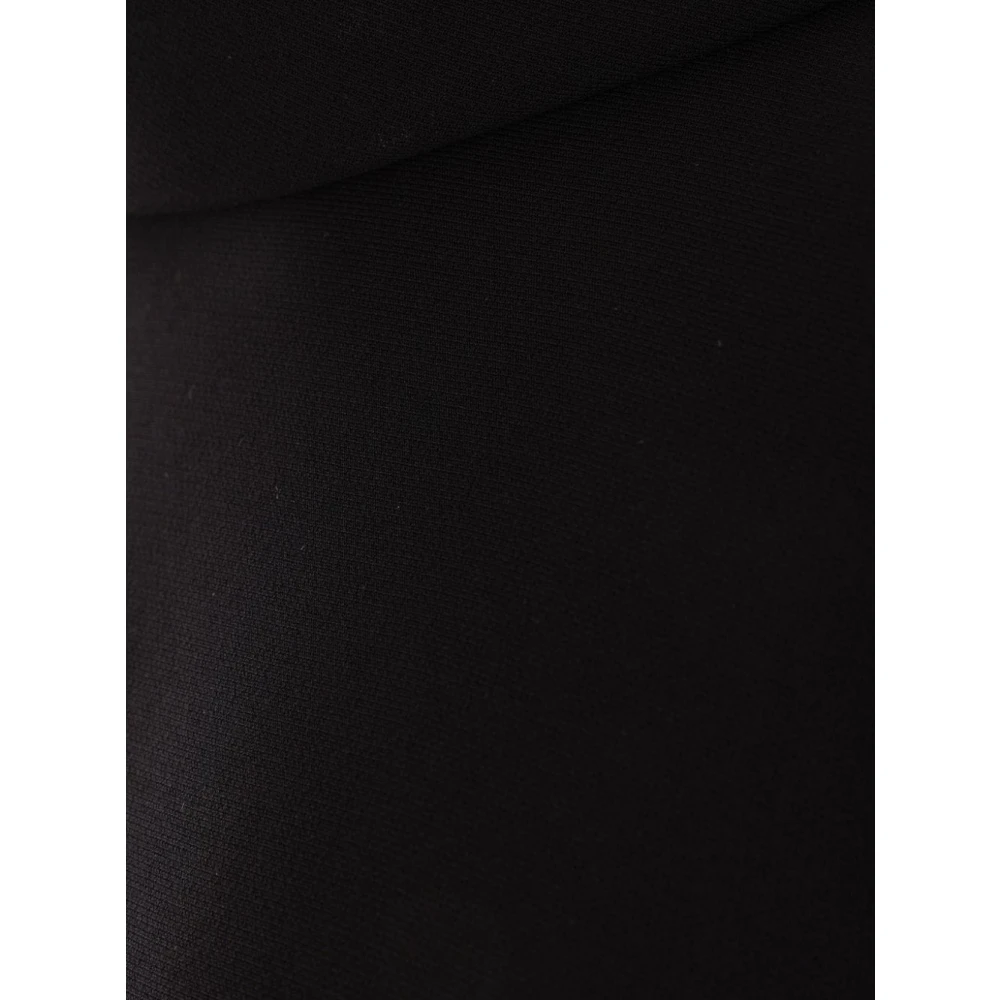 Alberto Biani Zwarte Cowl Neck Top met geknoopte manchetten Black Dames