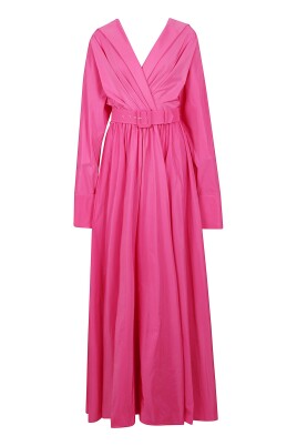 elegant-v-neck-long-dress