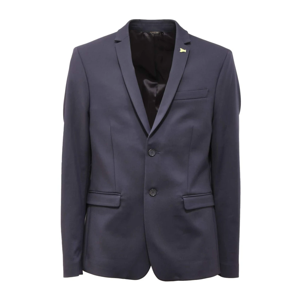 Patrizia Pepe Mannelijk Blauw Jassen Heren, M, Navy Jack Made In Italy