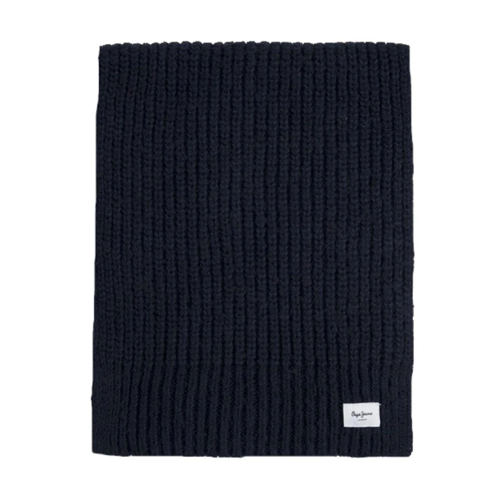 Pepe Jeans Elegante Tijdloze Sjaal Blue Dames