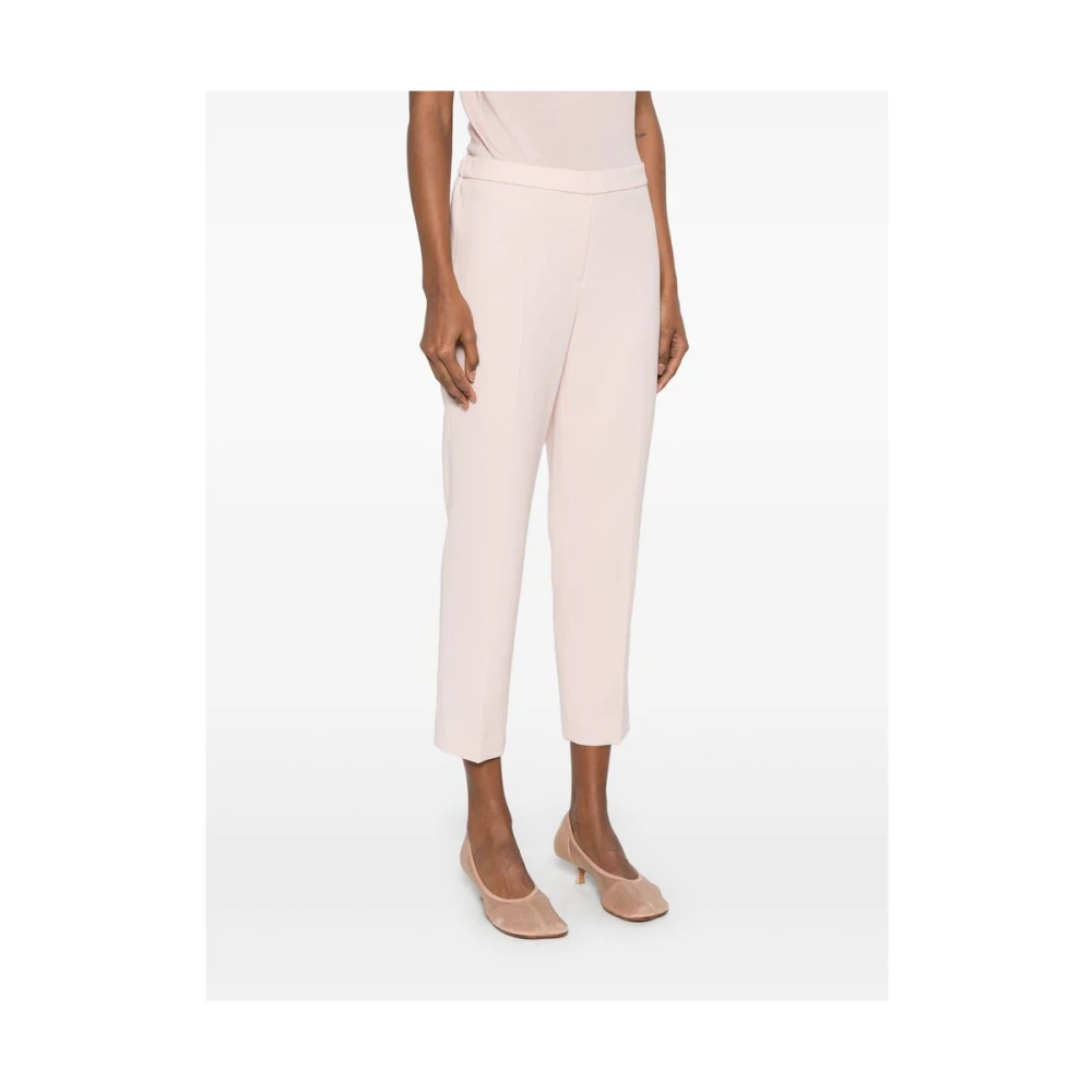 Theory Roze Elastische Taille Korte Broek Pink Dames