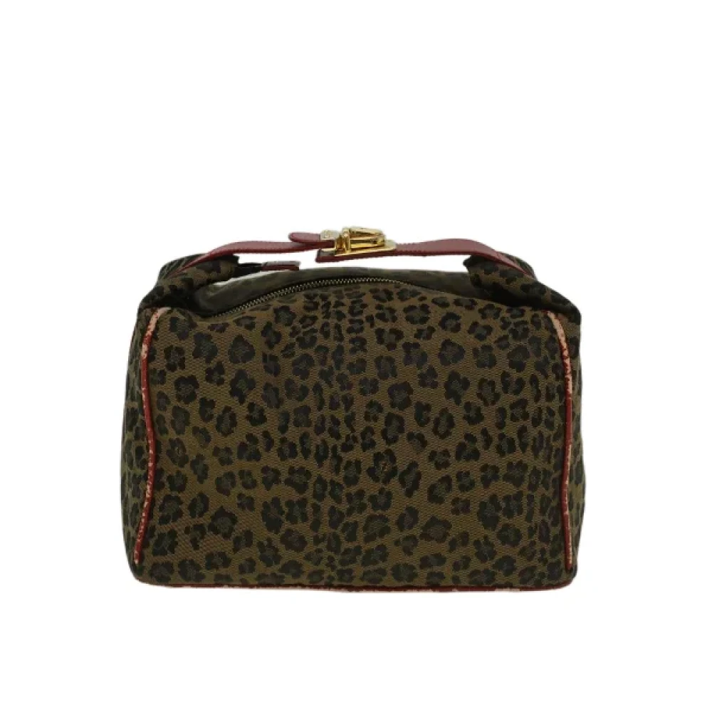 Fendi Vintage Pre-owned Nylon handbags Brown Dames