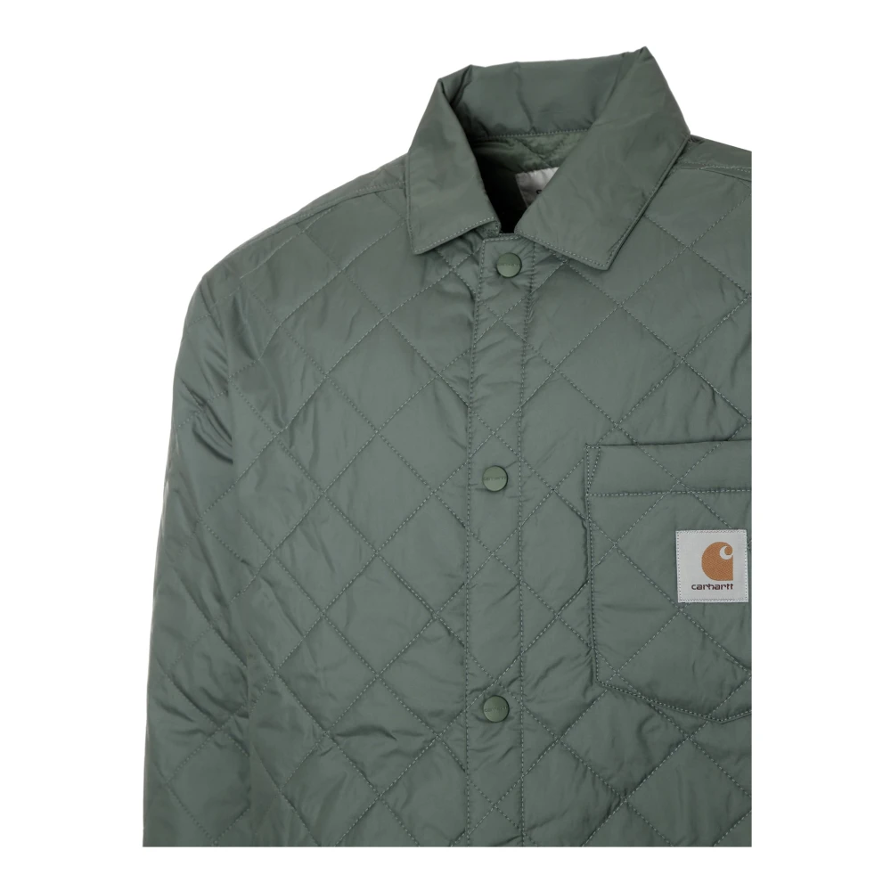Carhartt WIP Gewatteerde lichtgewicht jas Green Heren