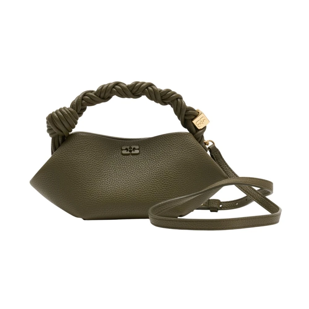 Ganni Green Handbags, Female, One Size, Bou Mini Purse