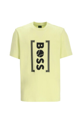 t-shirt-vert-avec-logo-imprime