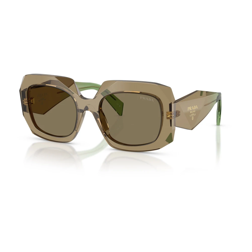 Prada - Eckige Sonnenbrille - Accessories - Damen - Braun - 54 Mm - Bild 3