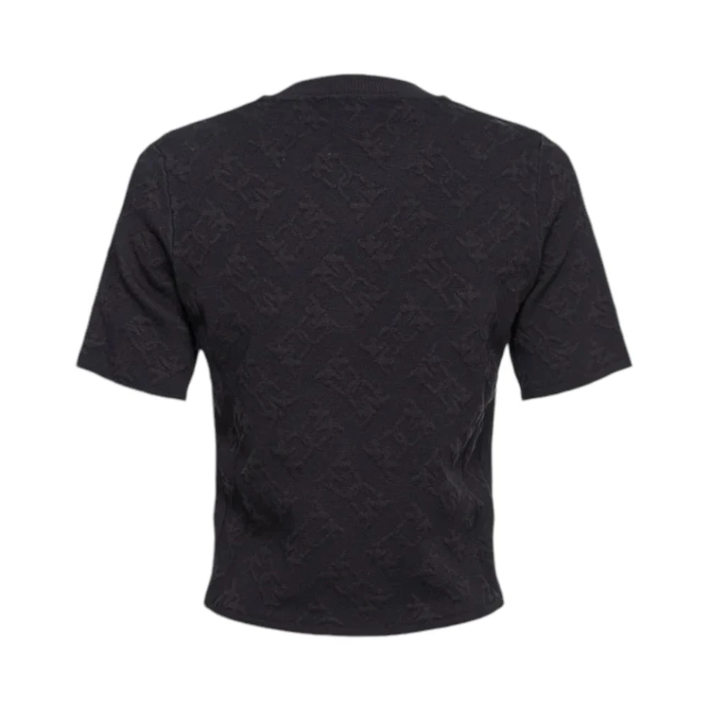 pinko Ronde Hals Top Black Dames