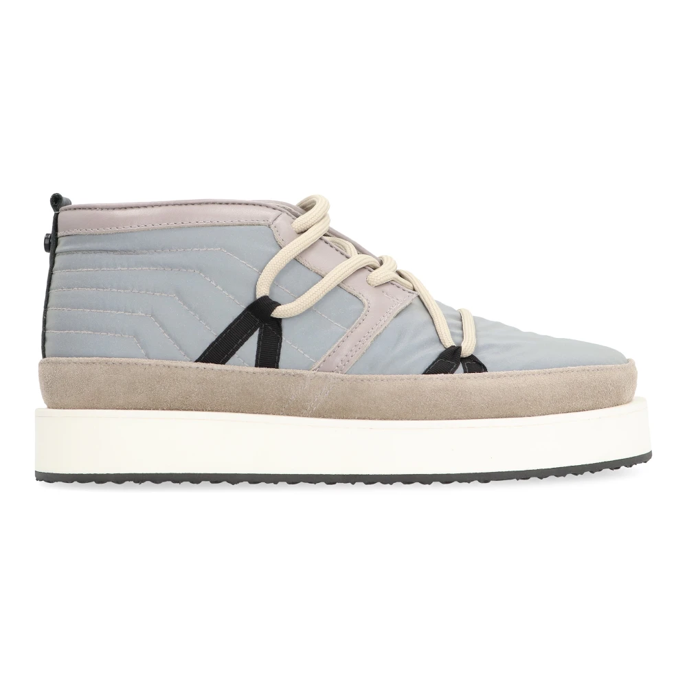 Volta Leren Mid-top Sneakers met Vibram Zool unisex Schoenen Grijs