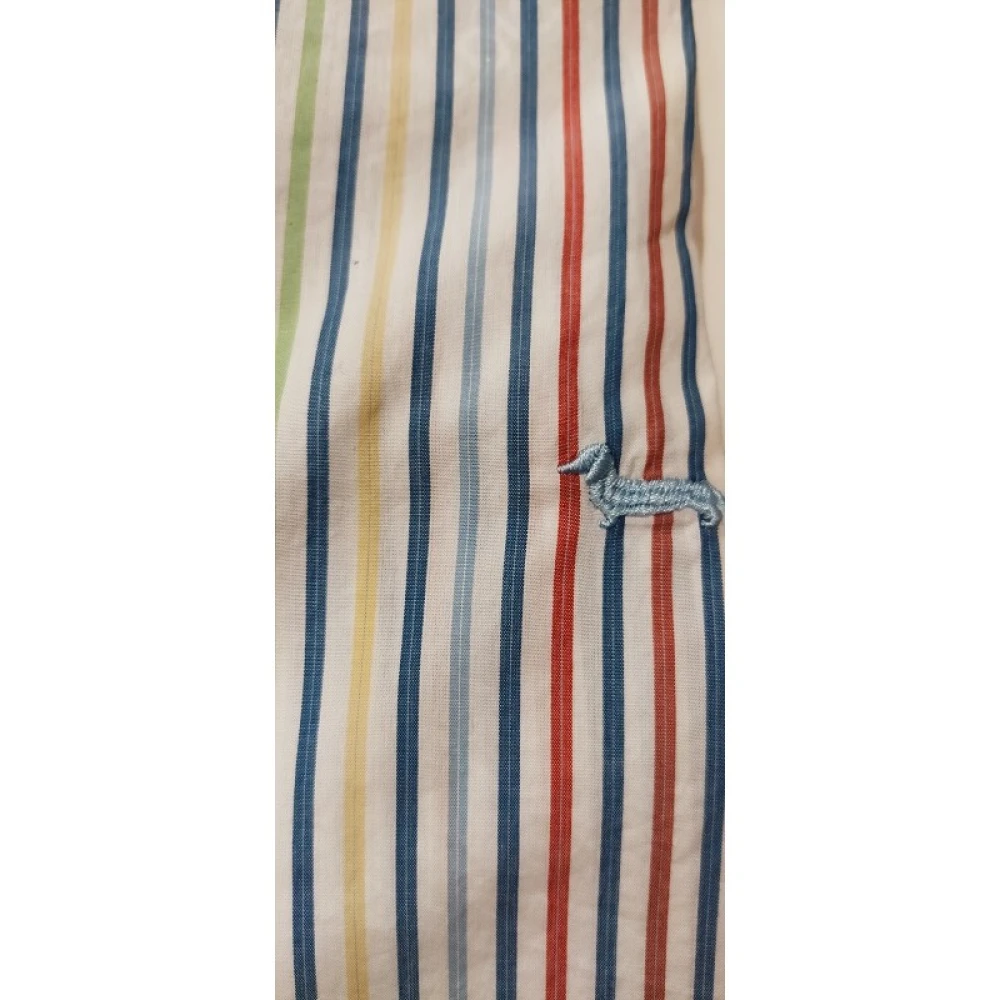 Harmont & Blaine Multicolor Gestreept Katoenen Overhemd Blue Heren