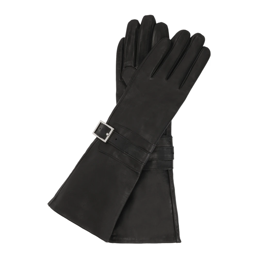 Kazar Elegante lange handschoenen met decoratie Black Dames