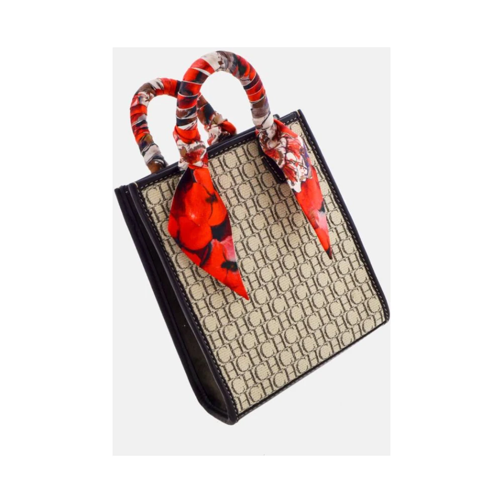 Carolina Herrera Stijlvolle Mini Shopping Tas Beige Dames