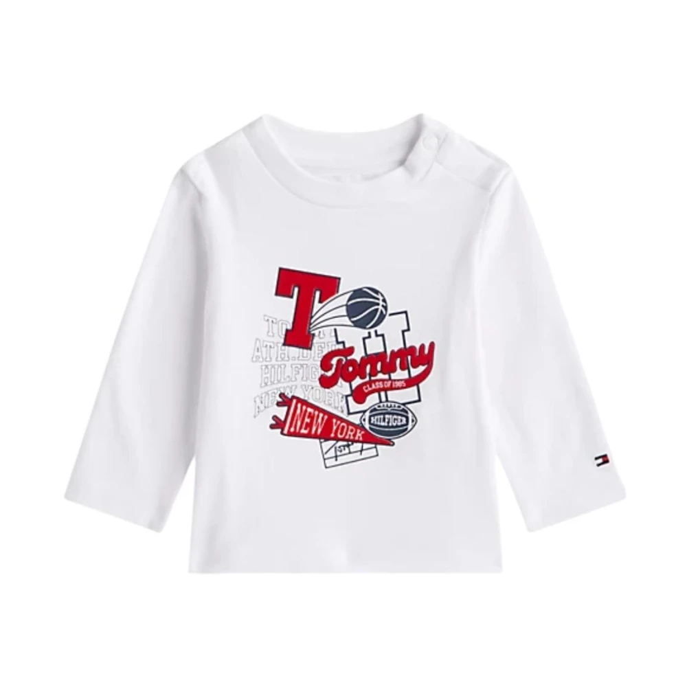 Tommy Hilfiger Unisex White Varsity Graphic T-Shirt