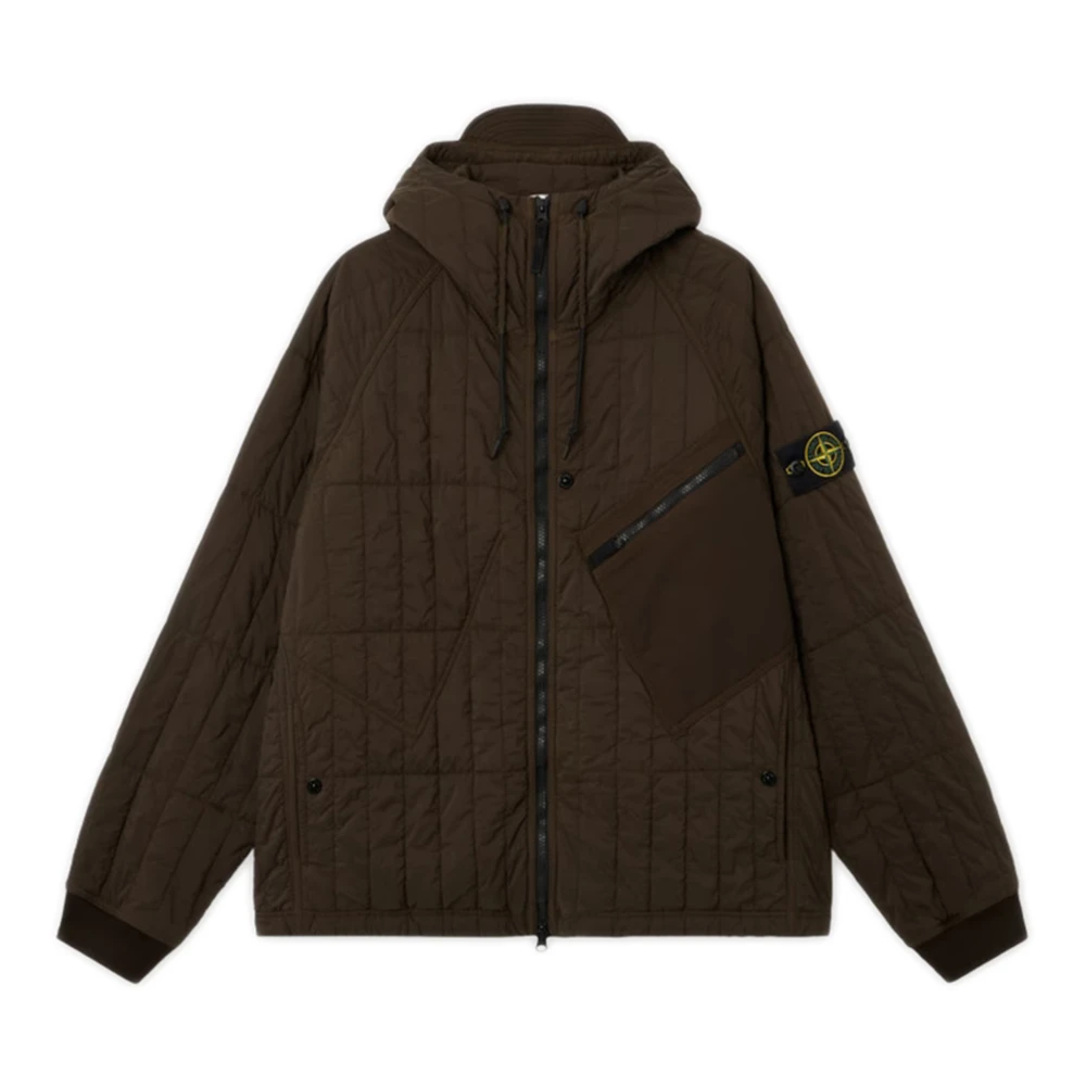 Stone Island Uomo Marrone Giacche, M, New,