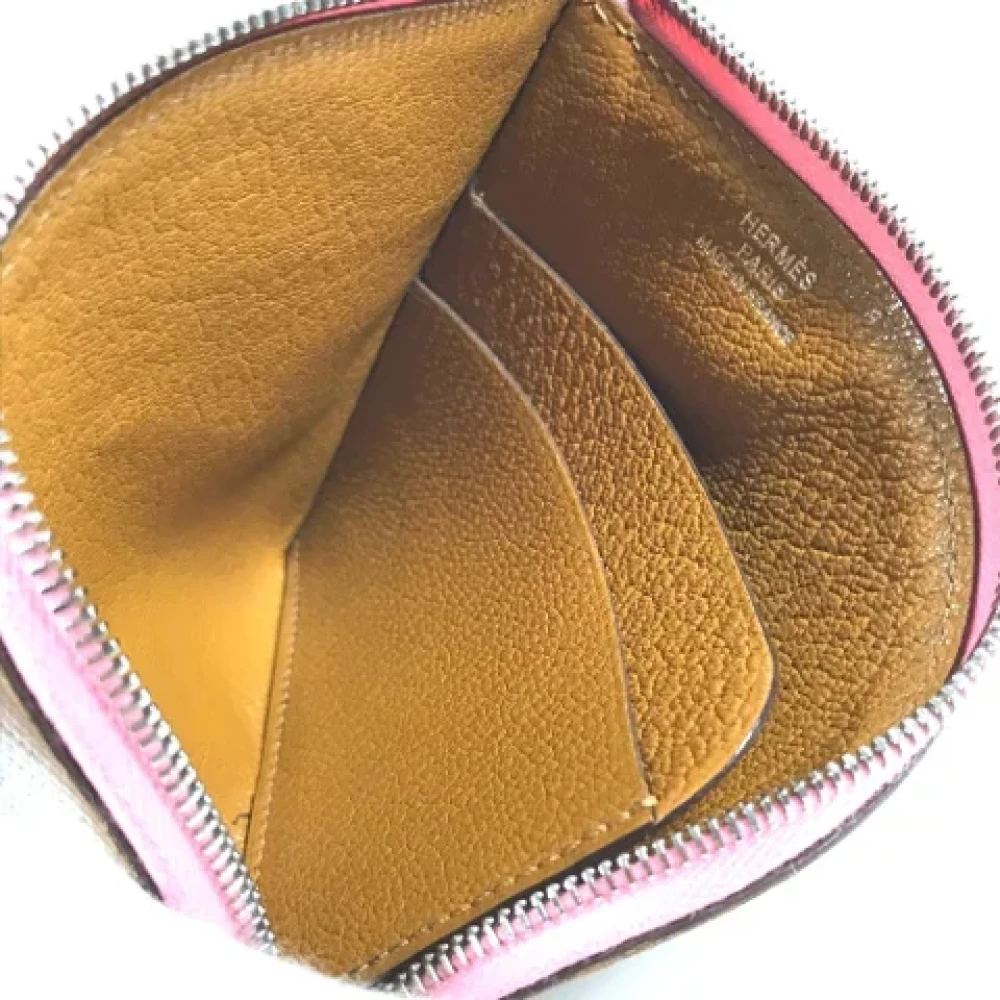 Hermès Vintage Pre-owned Leather wallets Brown Dames