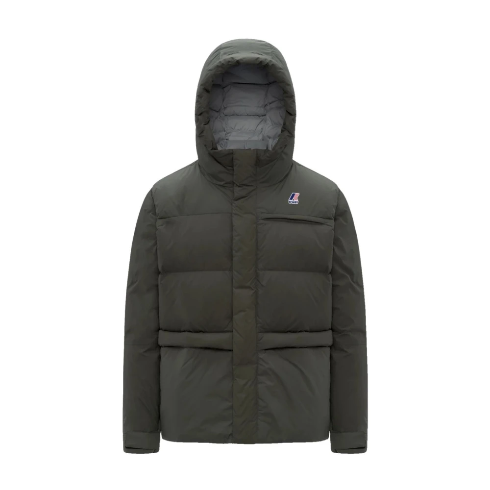K-Way Uomo Verde Giacche, L, New,