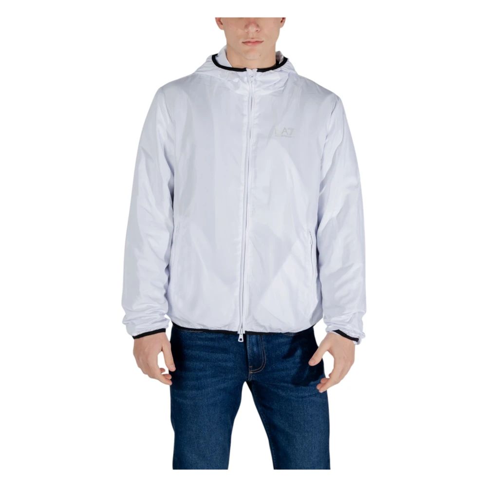 Emporio Armani Ea7 Herren Weiß Jacken, Lgröße: