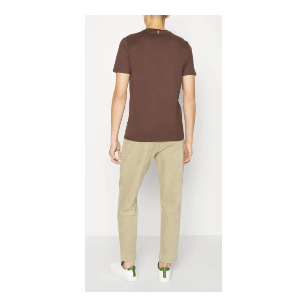 Hugo Boss Heren Casual Broek Statum-2-Z Beige Heren