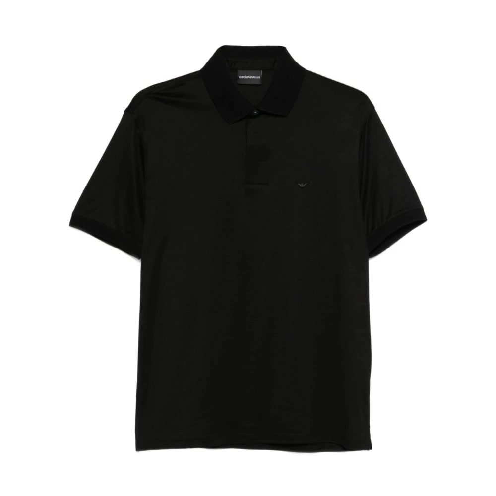 Emporio Armani Hombre Negro Camisetas, Talla: 2XL