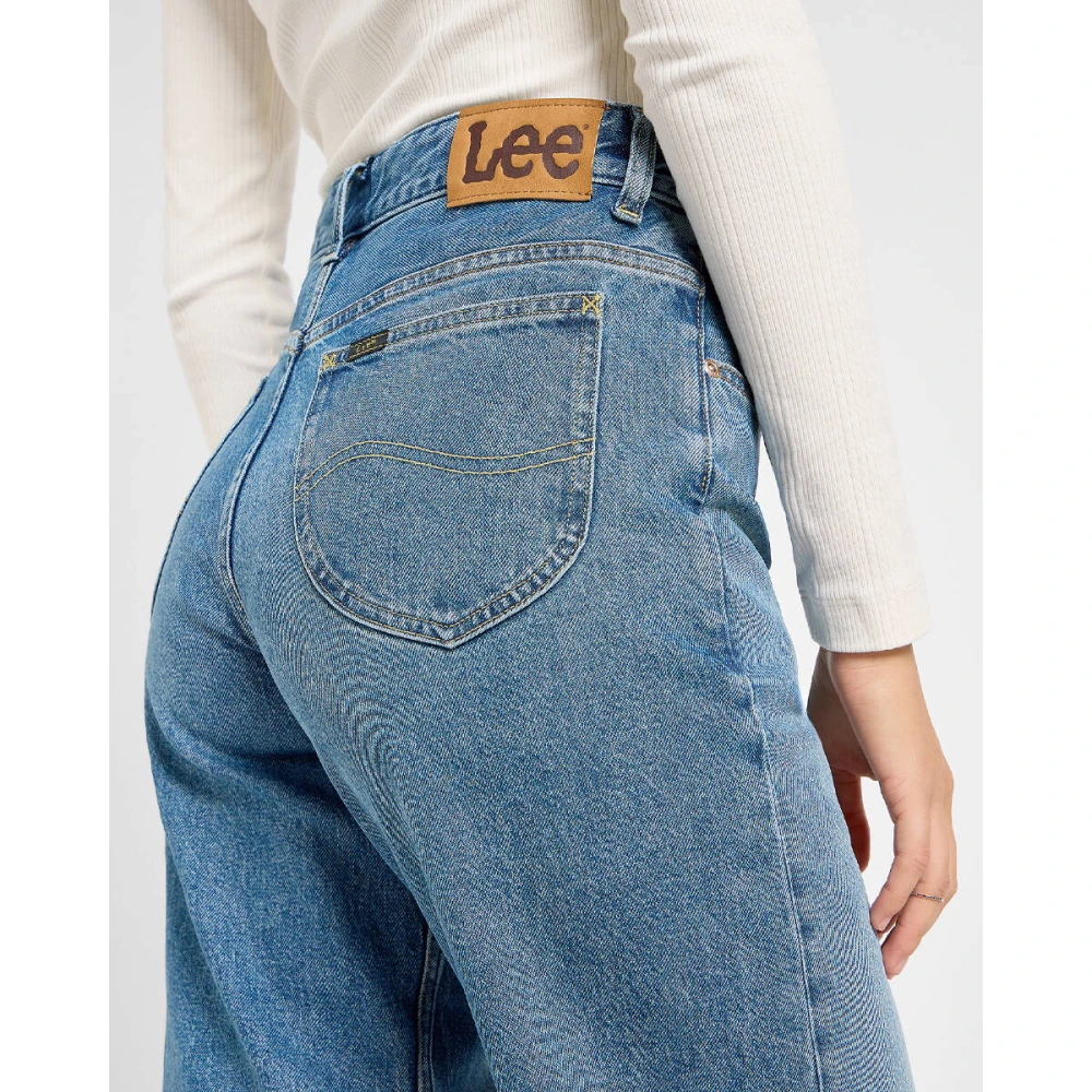 Lee Rider Jeans Blue Dames