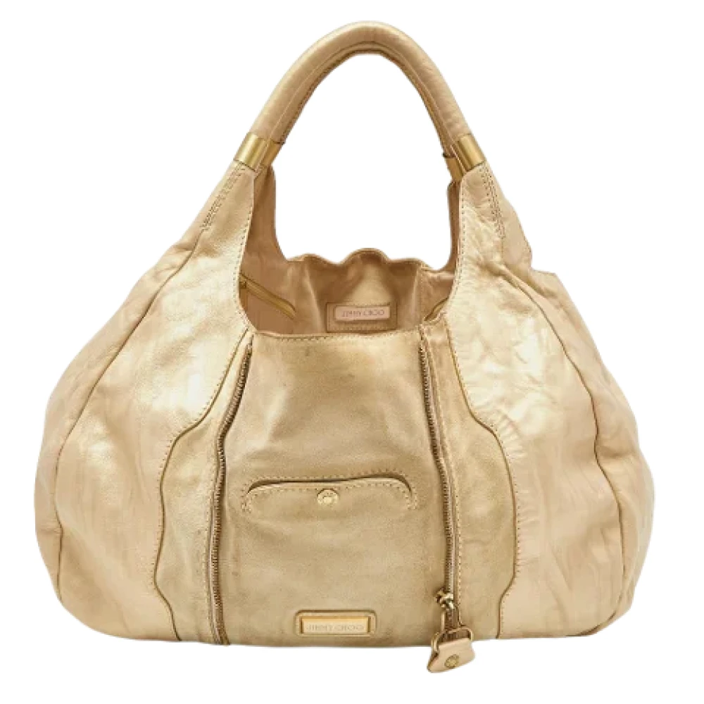 Jimmy Choo Pre-owned Leather handbags Yellow Dames