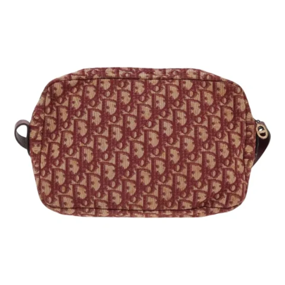 Dior Vintage Pre-owned Canvas dior-bags Red Dames