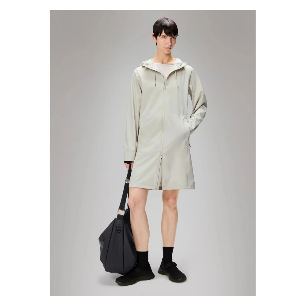 Rains Hardshell Lange Jas Gray Dames