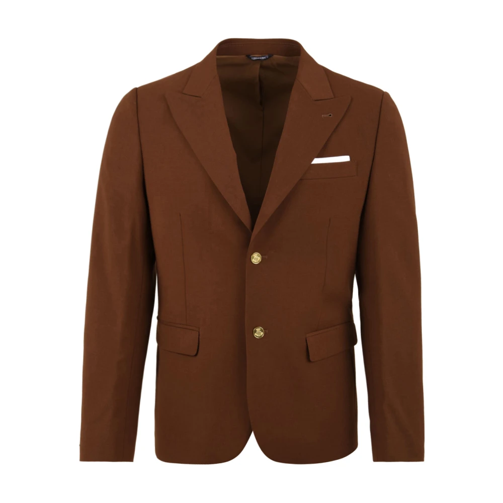 Daniele Alessandrini Brown Blazers, Male, L, Jacket Model G3533n8804400