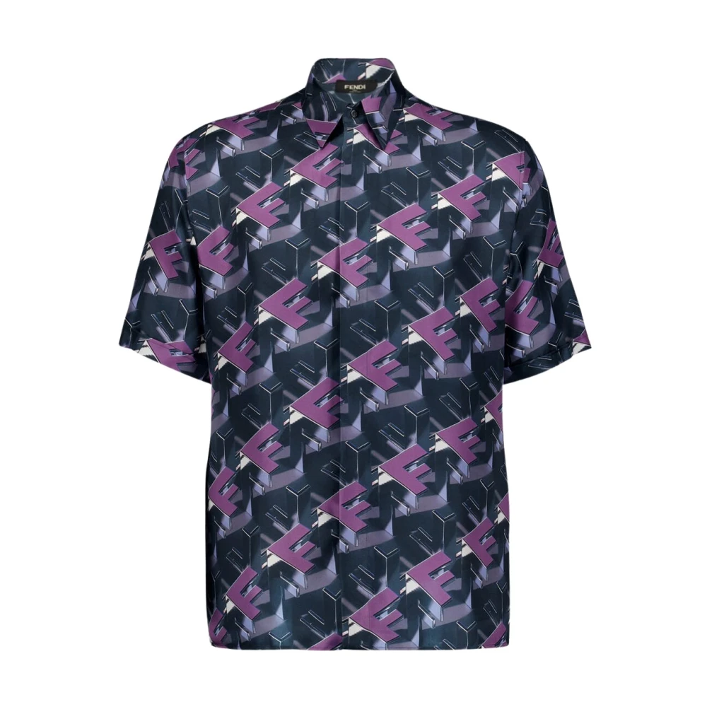 Fendi Men's Silk Italian-Style Shirt