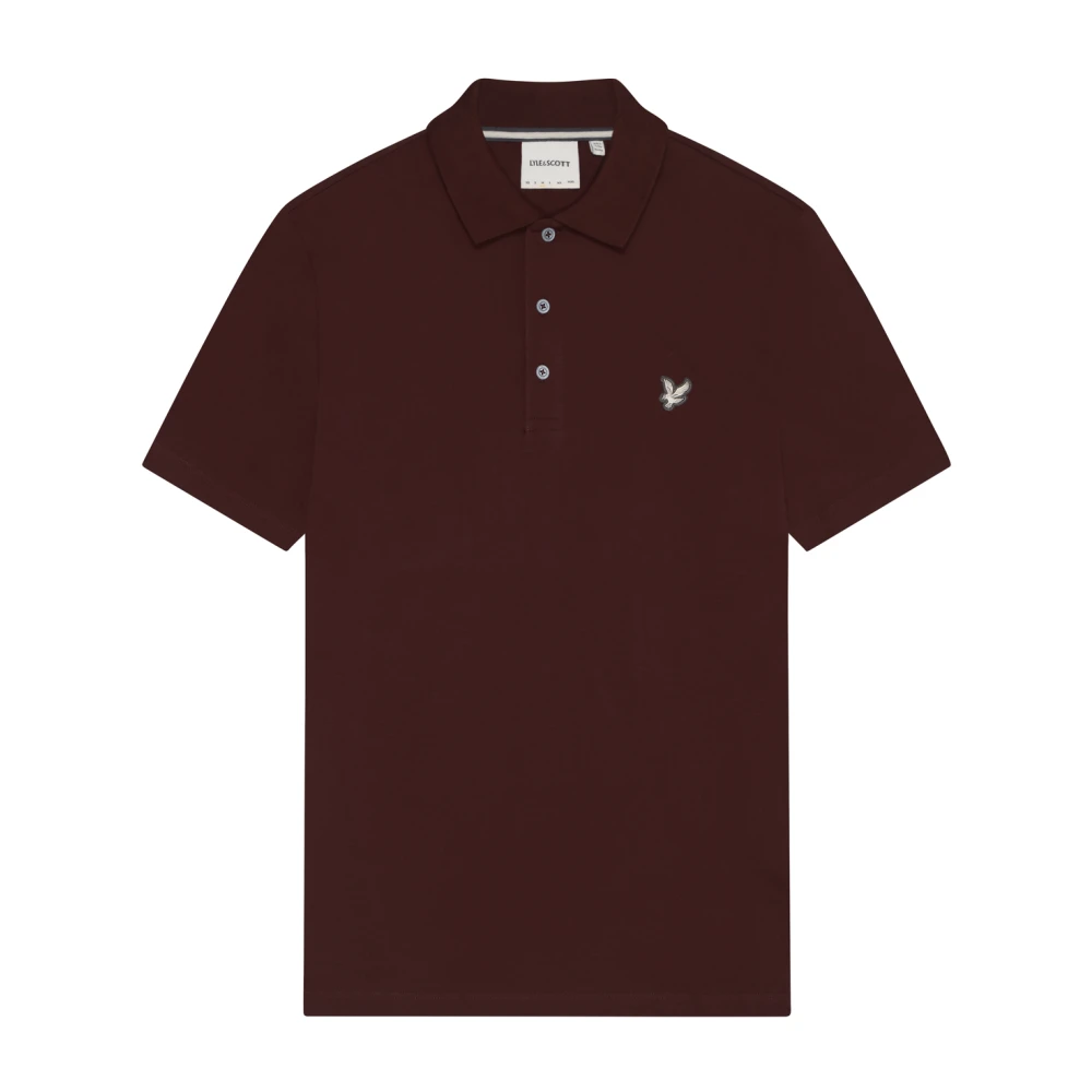 Lyle & Scott Katoenen Polo Shirt Brown Heren