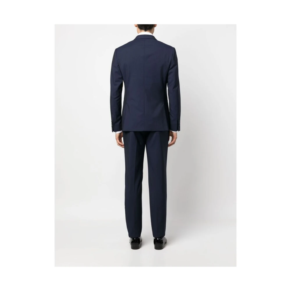 Reveres 1949 Navy Blauw Dinerpak met Piek Revers Blue Heren