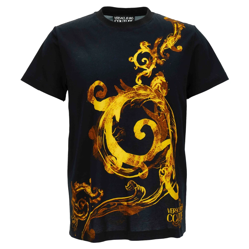 Versace Jeans Couture T-shirts en Polos Black Heren