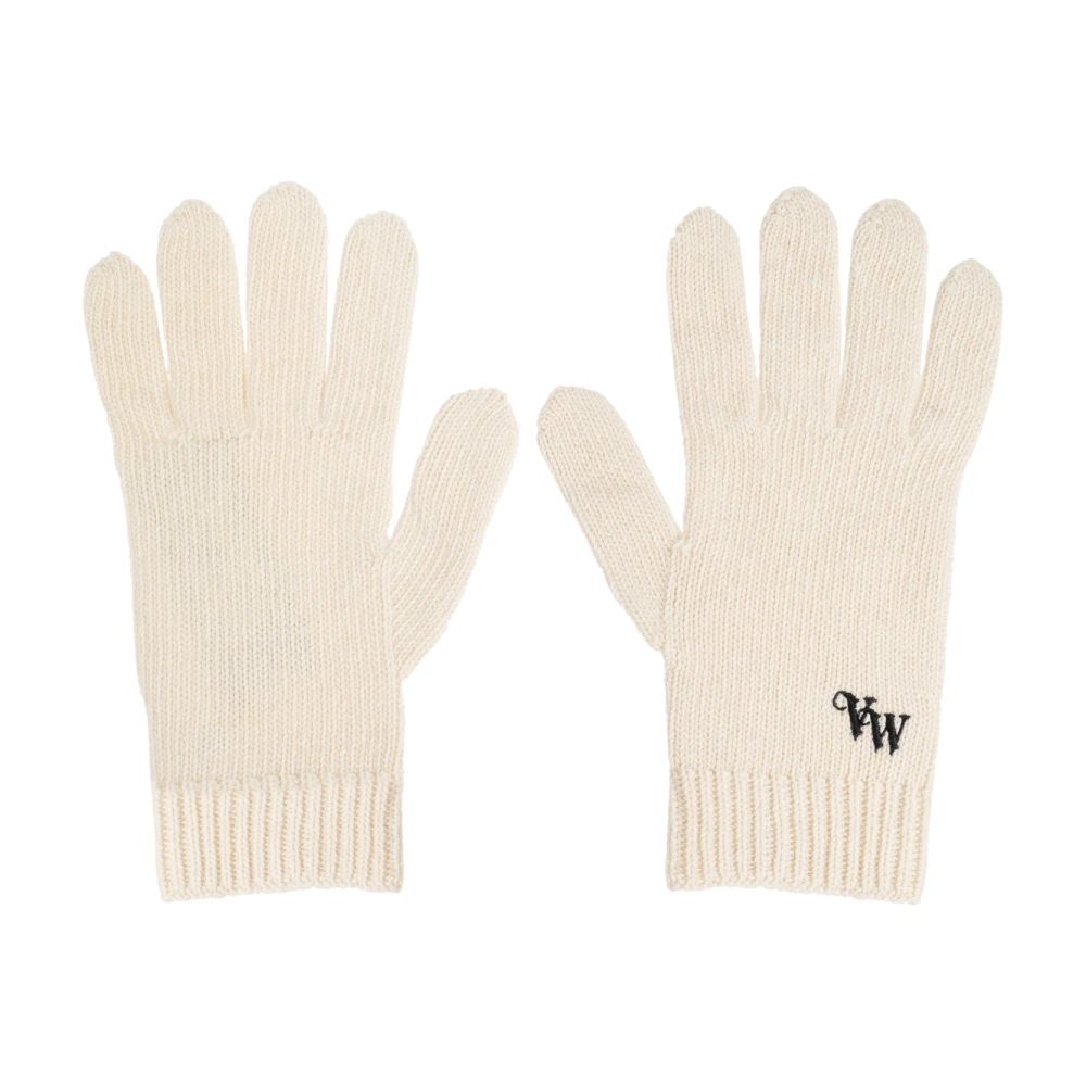 Vivienne Westwood Kasjmier handschoenen Beige Unisex