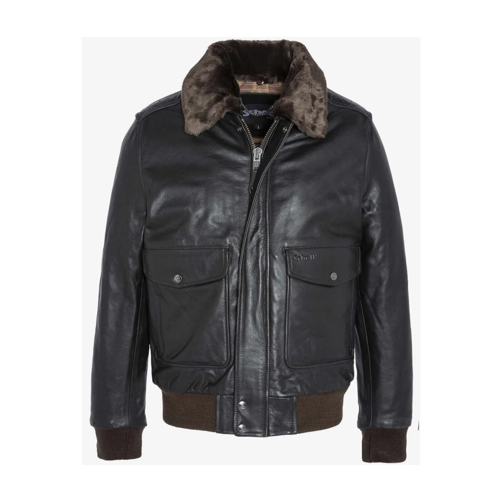 Schott NYC A-2 Flight Jacket Brown, Herr