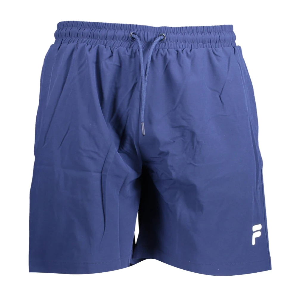 Fila Men's Blue Beachwear, S, Swim Trunks With Pockets
